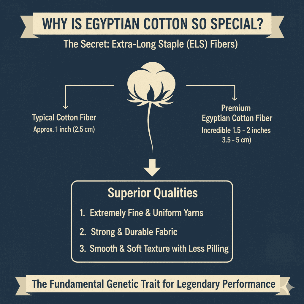 エジプト綿はなぜ特別なのでしょうか? エジプト綿はなぜ特別なのでしょうか?