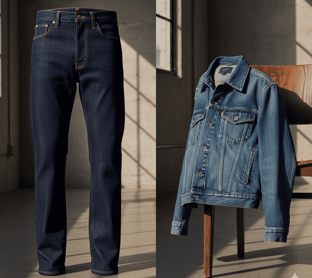 Classic Jeans And Denim Jacket Classic Jeans And Denim Jacket