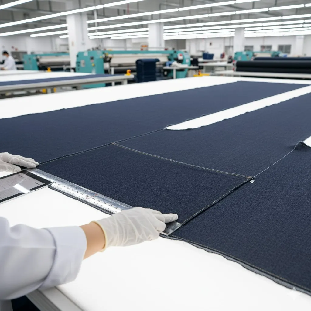 Dark Blue Denim Exhibits Tilt，Bend