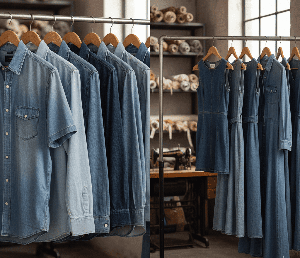 Denim Shirts And Denim Dresses Denim Shirts And Denim Dresses