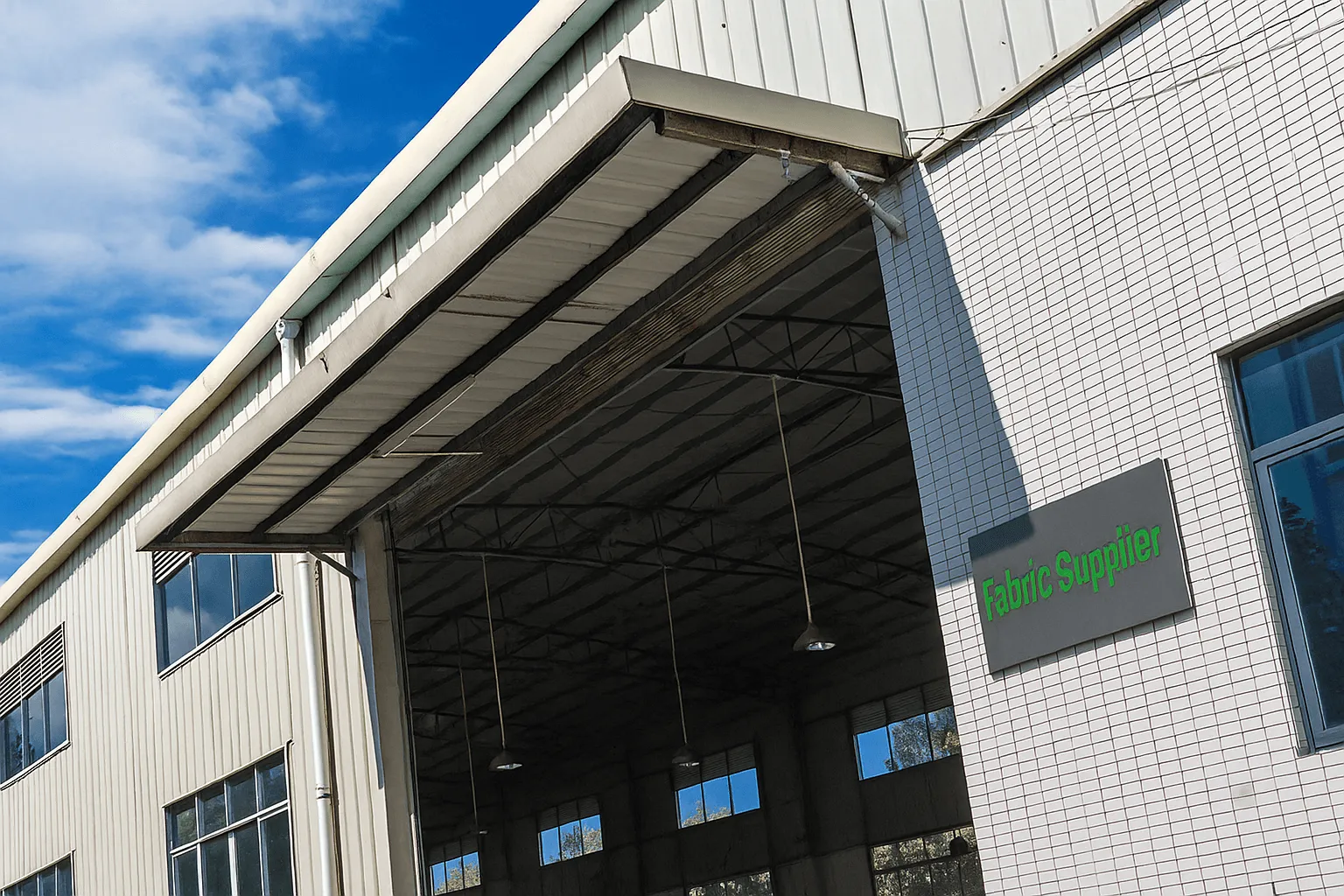 Fabric-Supplier Factory Entrance Fabric-Supplier Factory Entrance
