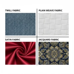 織物の4つの種類:ツイル、平織り、サテン、ジャカード 織物の4つの種類:ツイル、平織り、サテン、ジャカード