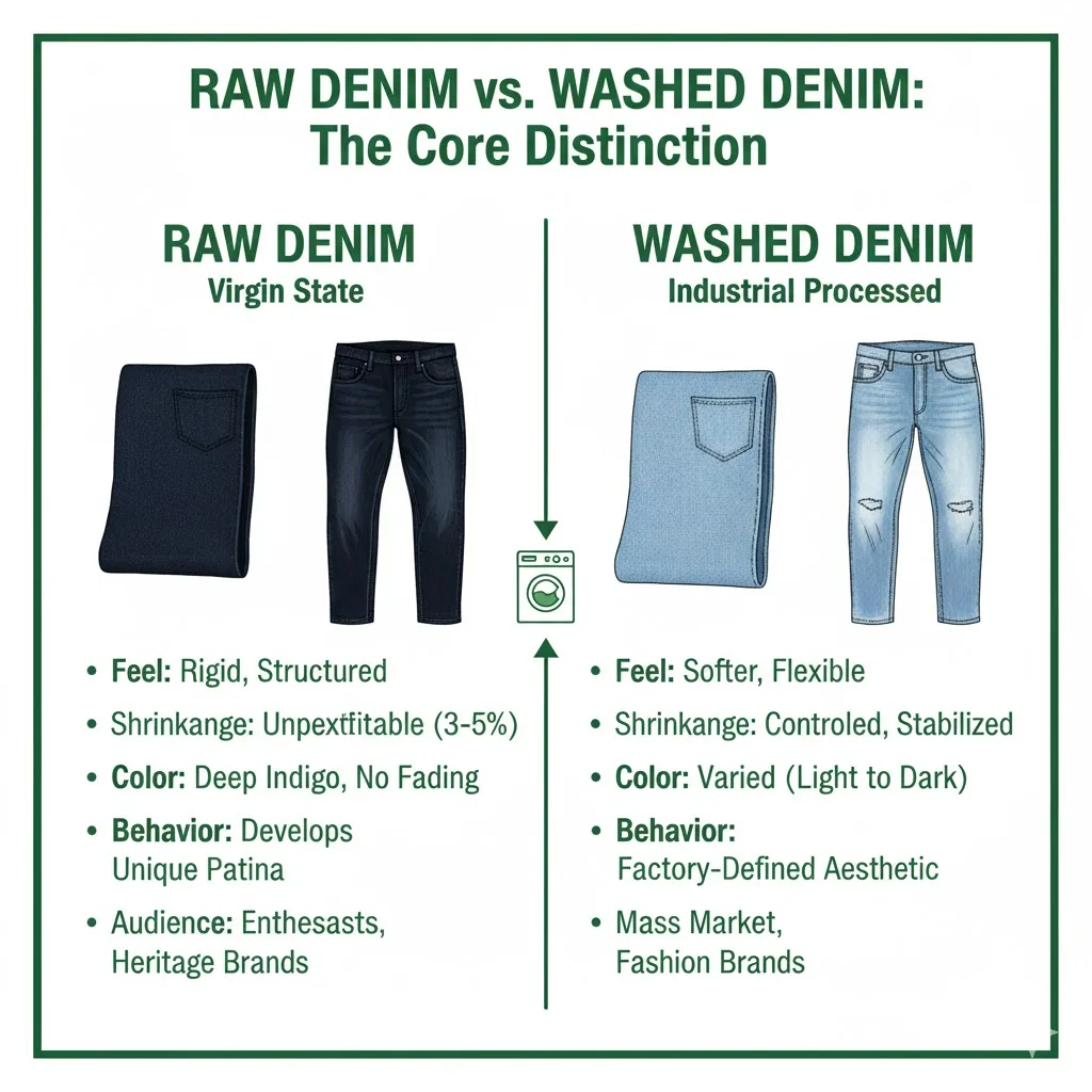 Raw Denim Vs Washed Denim Raw Denim Vs Washed Denim