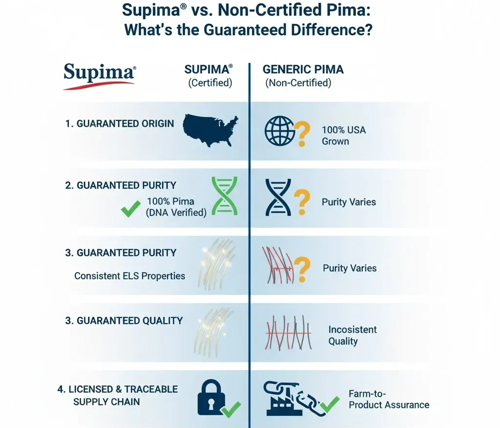 スーピマ® vs. 非認証ピマ スーピマ® vs. 非認証ピマ