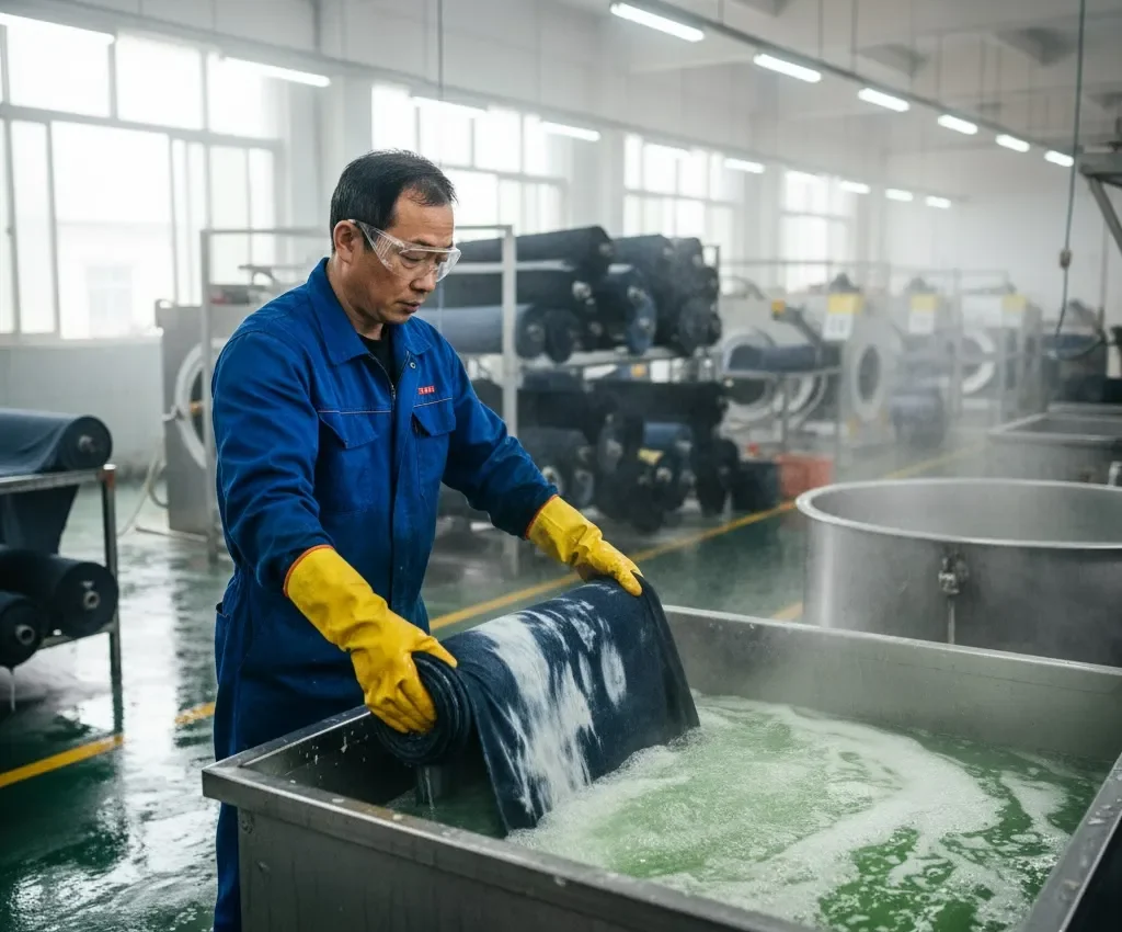 Workers Are Processing Drift Denim Workers Are Processing Drift Denim