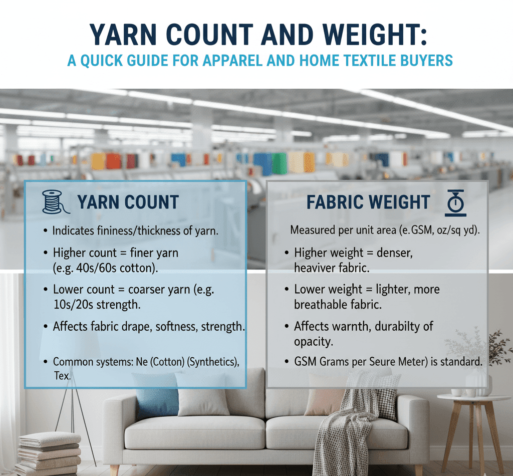 Yarn Count And Fabric Weight Yarn Count And Fabric Weight