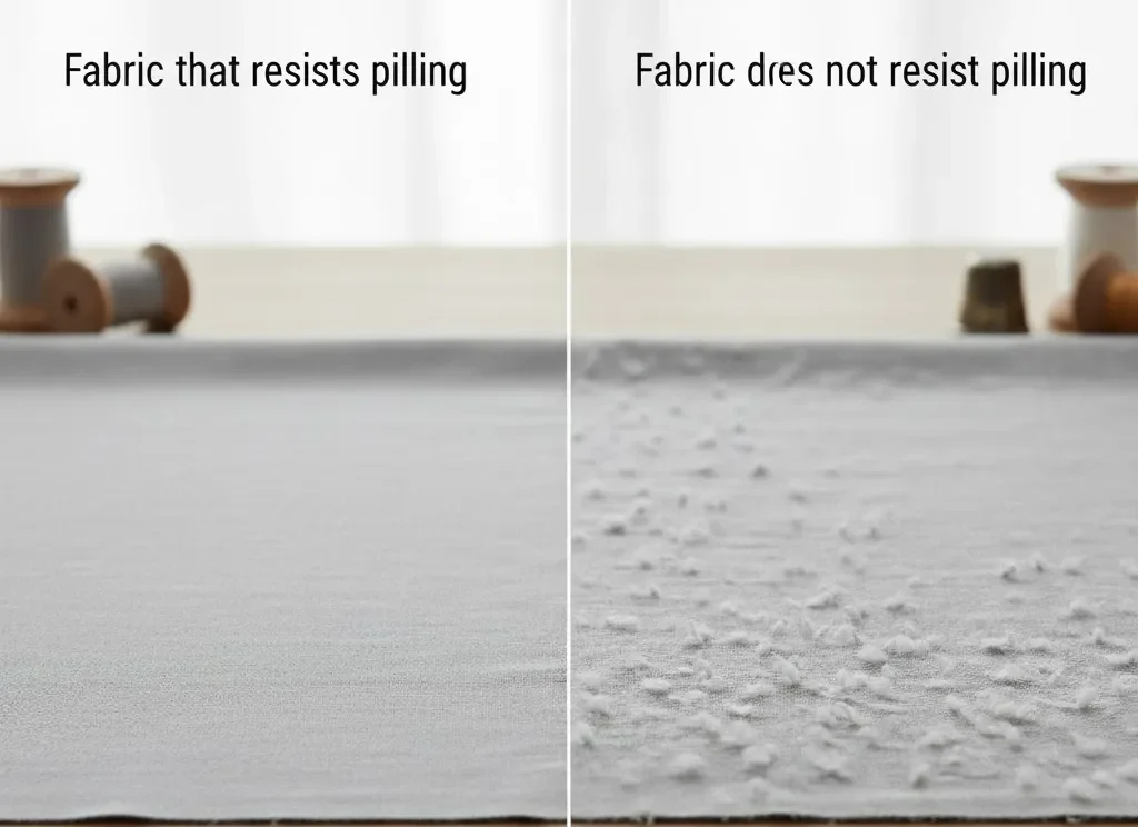 生地の毛玉防止特性 生地の毛玉防止特性