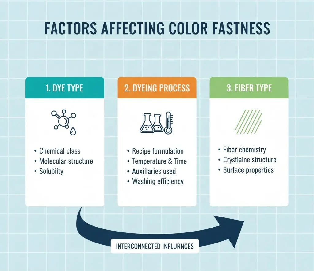 Rəngin davamlılığına təsir edən amillər