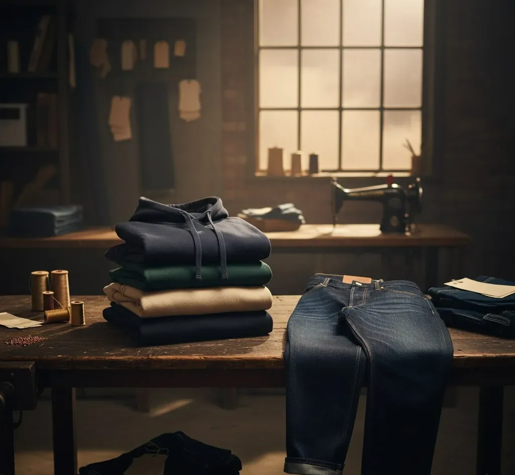 ヘビーウェイトパーカー&デニム ヘビーウェイトパーカー&デニム