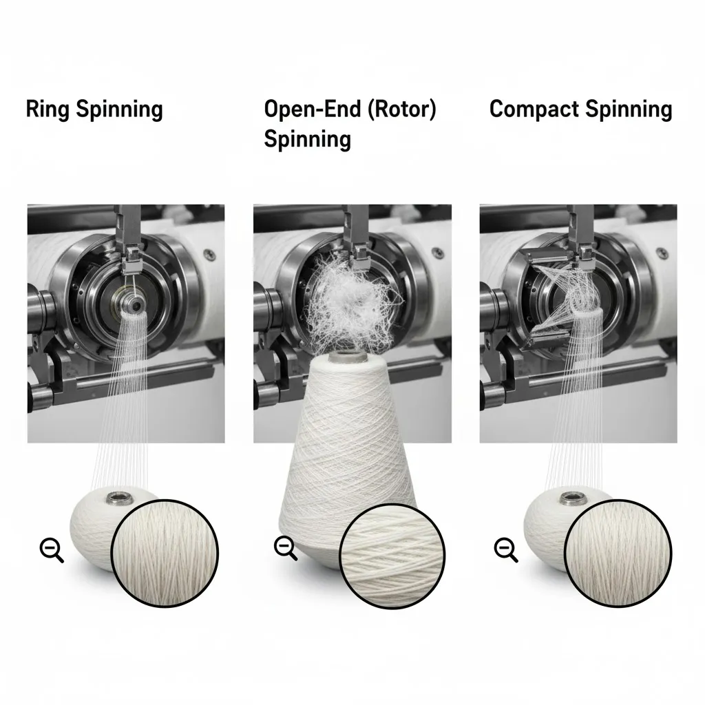 Bên trái là quay vòng, ở giữa là quay hở (rôto), và bên phải là quay nén. Bên trái là quay vòng, ở giữa là quay hở (rôto), và bên phải là quay nén.