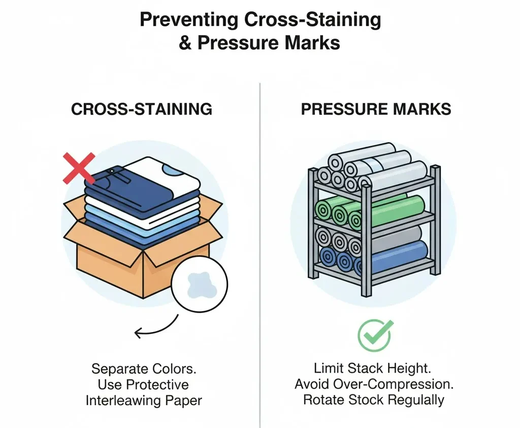 Preventing Cross-Staining &Amp; Pressure Marks