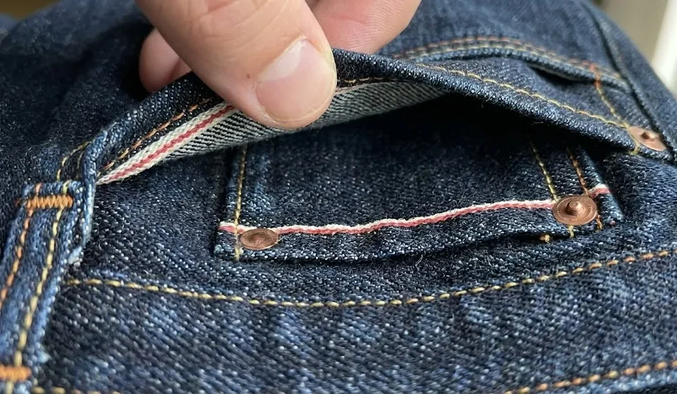 セルビッジデニム - ベルトループ - コインポケット セルビッジデニム - ベルトループ - コインポケット