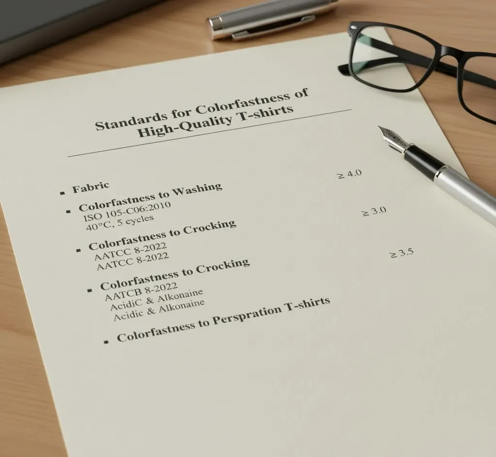 Yüksək Keyfiyyətli T-shirtlərin Rəng Dözümlülük Standartları