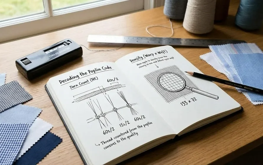Decoding The Poplin Code Yarn Count &Amp; Density Decoding The Poplin Code Yarn Count &Amp; Density