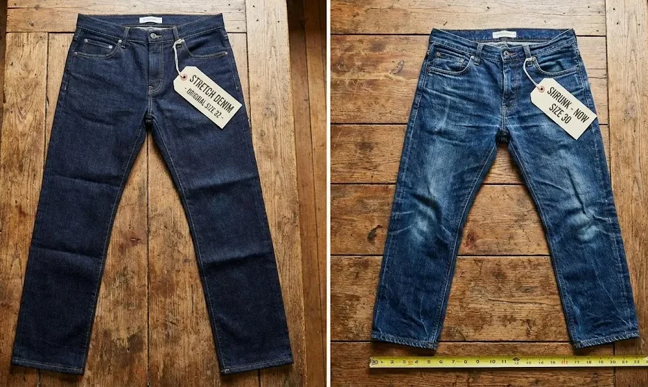 Stretch Denim Shrinkage Stretch Denim Shrinkage