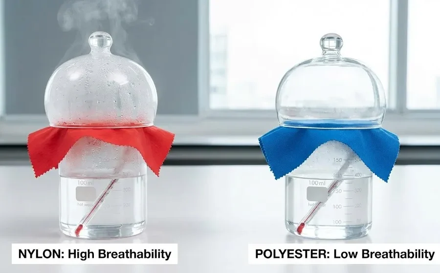 Neylon və Polyesterin Nəfəs Qabiliyyəti Neylon və Polyesterin Nəfəs Qabiliyyəti