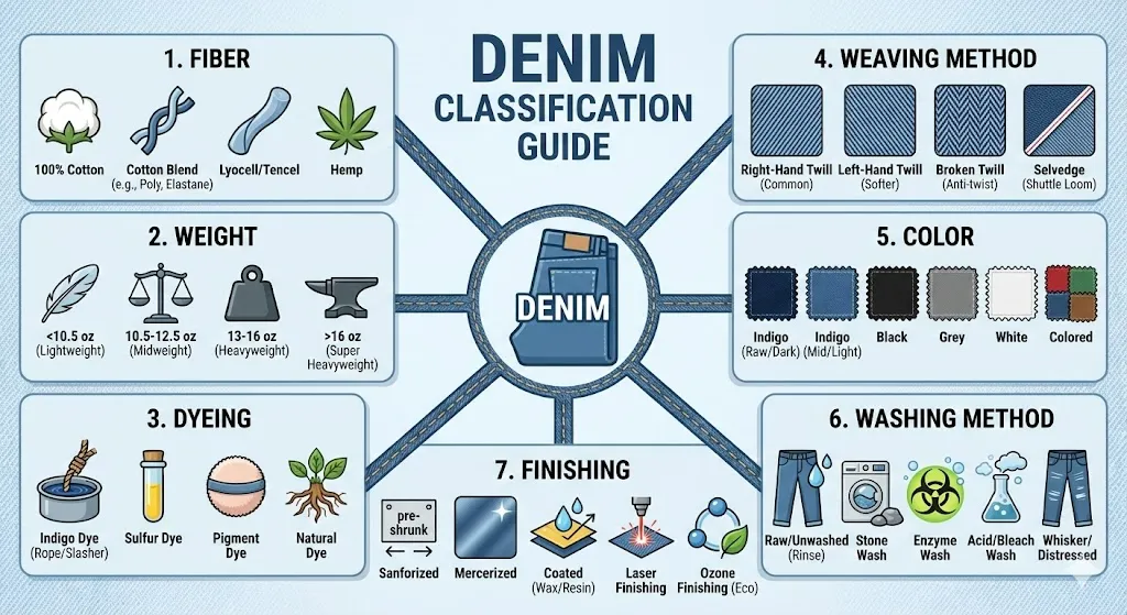 Denim Fabric Classifications