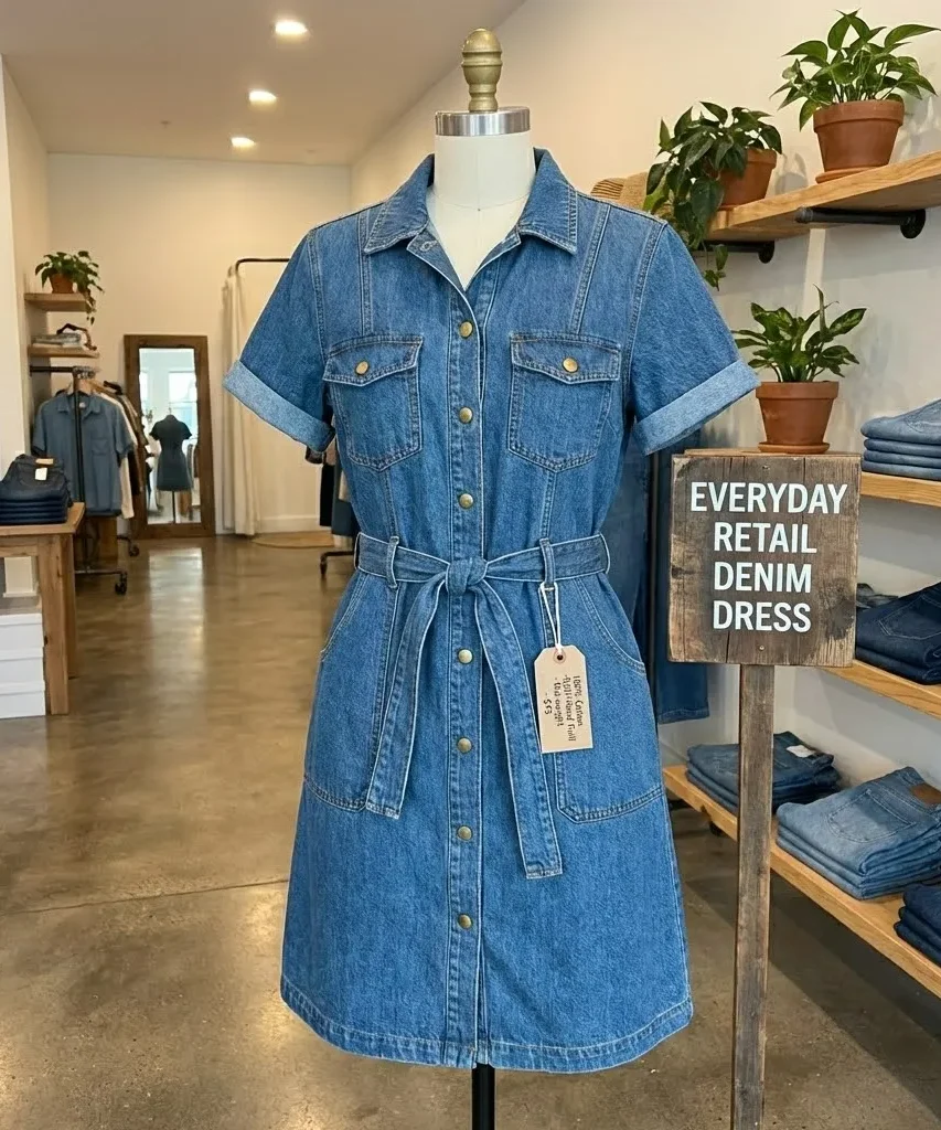 Everyday Retail Denim Dress