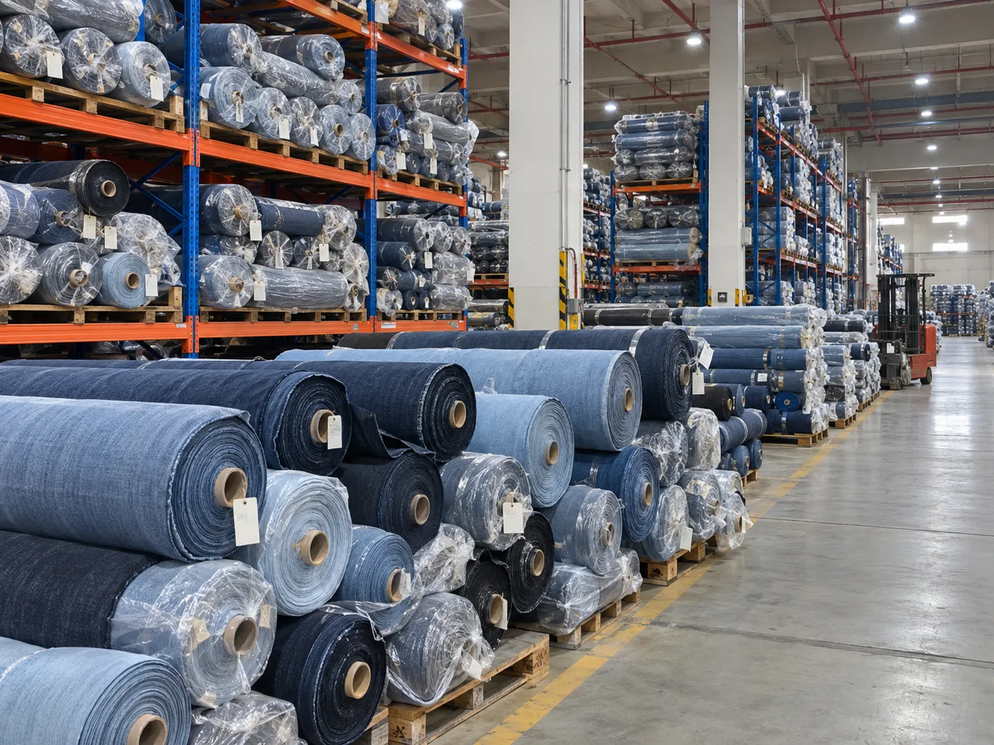 Wholesale Denim Fabric Rolls In Our China Denim Fabric Warehouse Wholesale Denim Fabric Rolls In Our China Denim Fabric Warehouse