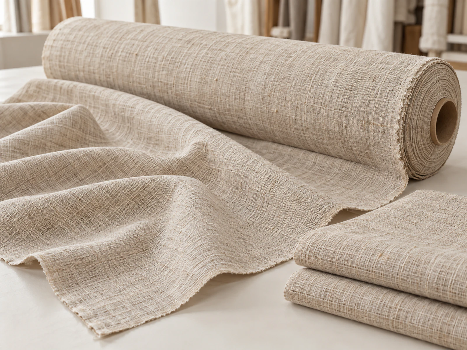 Natural Flax Linen Fabric For Wholesale Natural Flax Linen Fabric For Wholesale