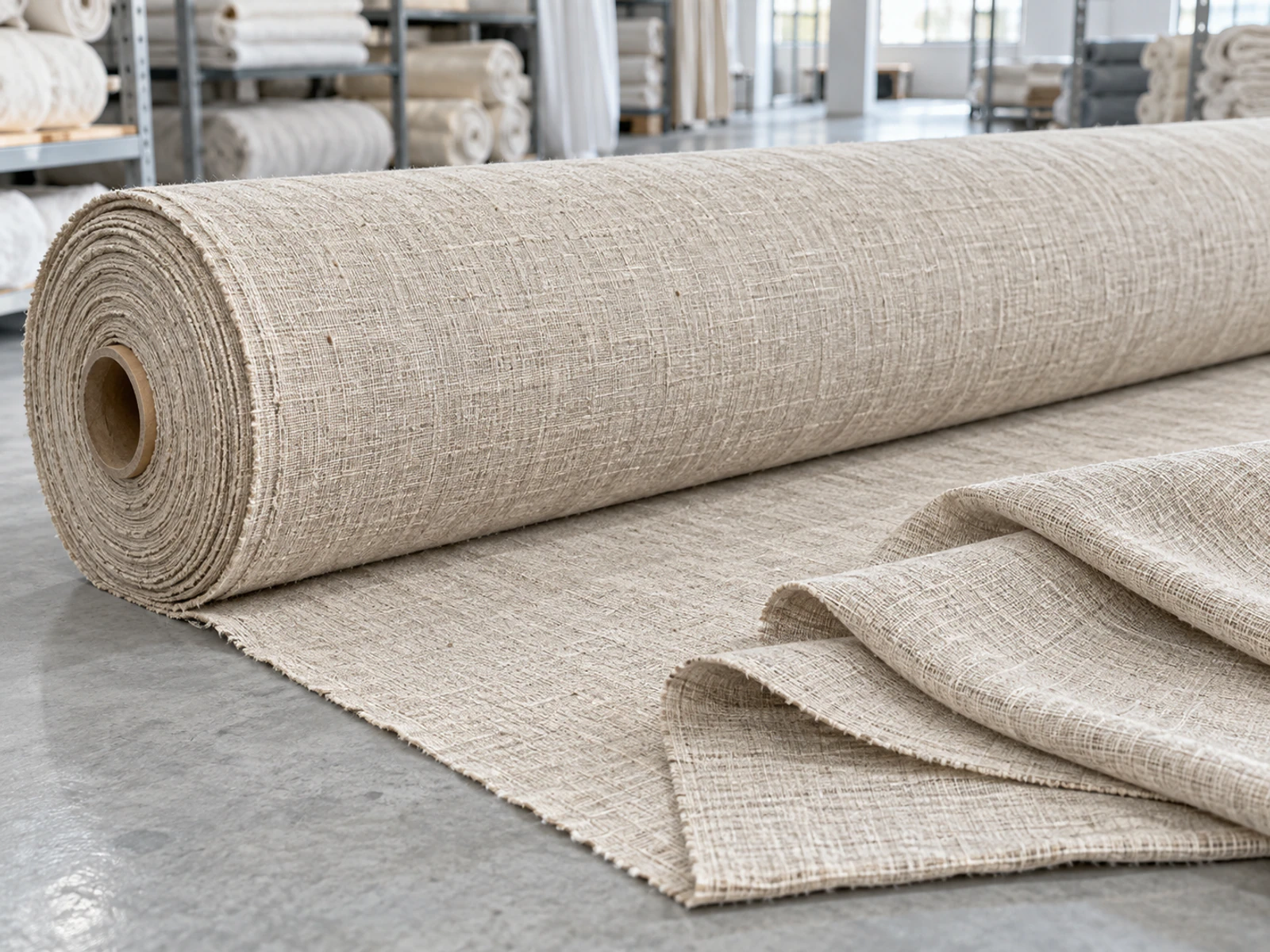 Hemp Fabric Roll For Apparel And Home Textiles Hemp Fabric Roll For Apparel And Home Textiles